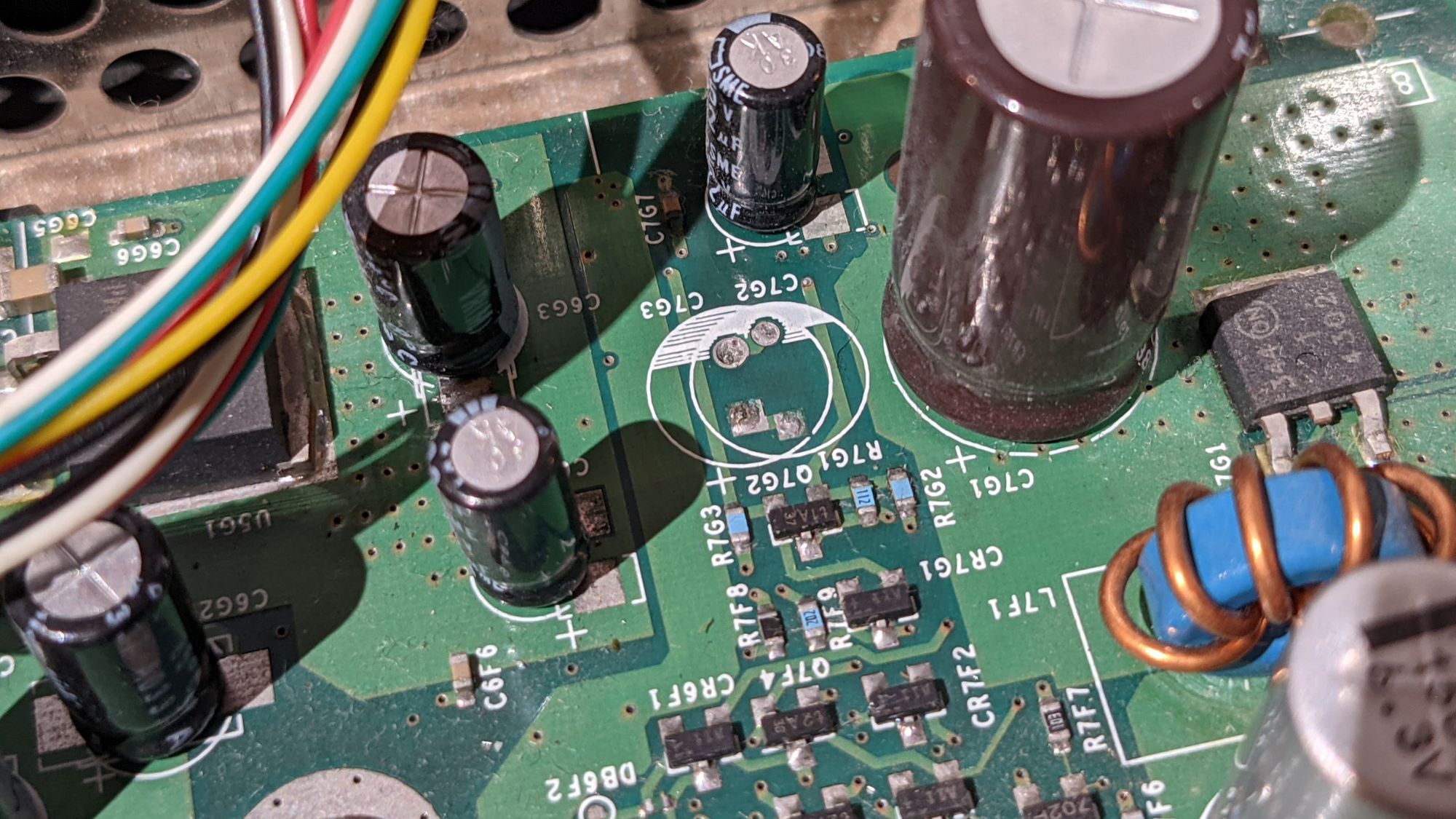 xbox clock capacitor removed