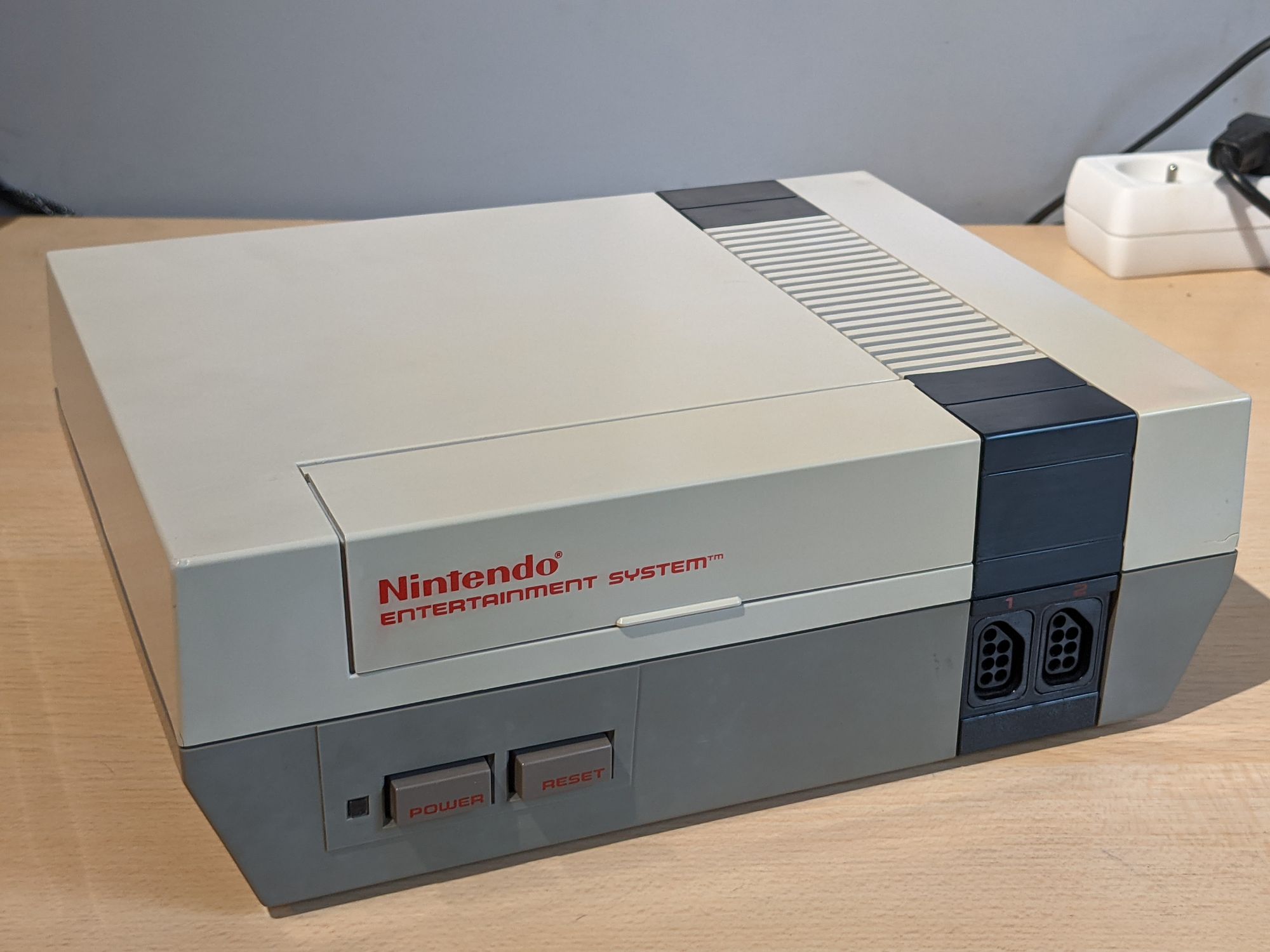 Cleaned NES console