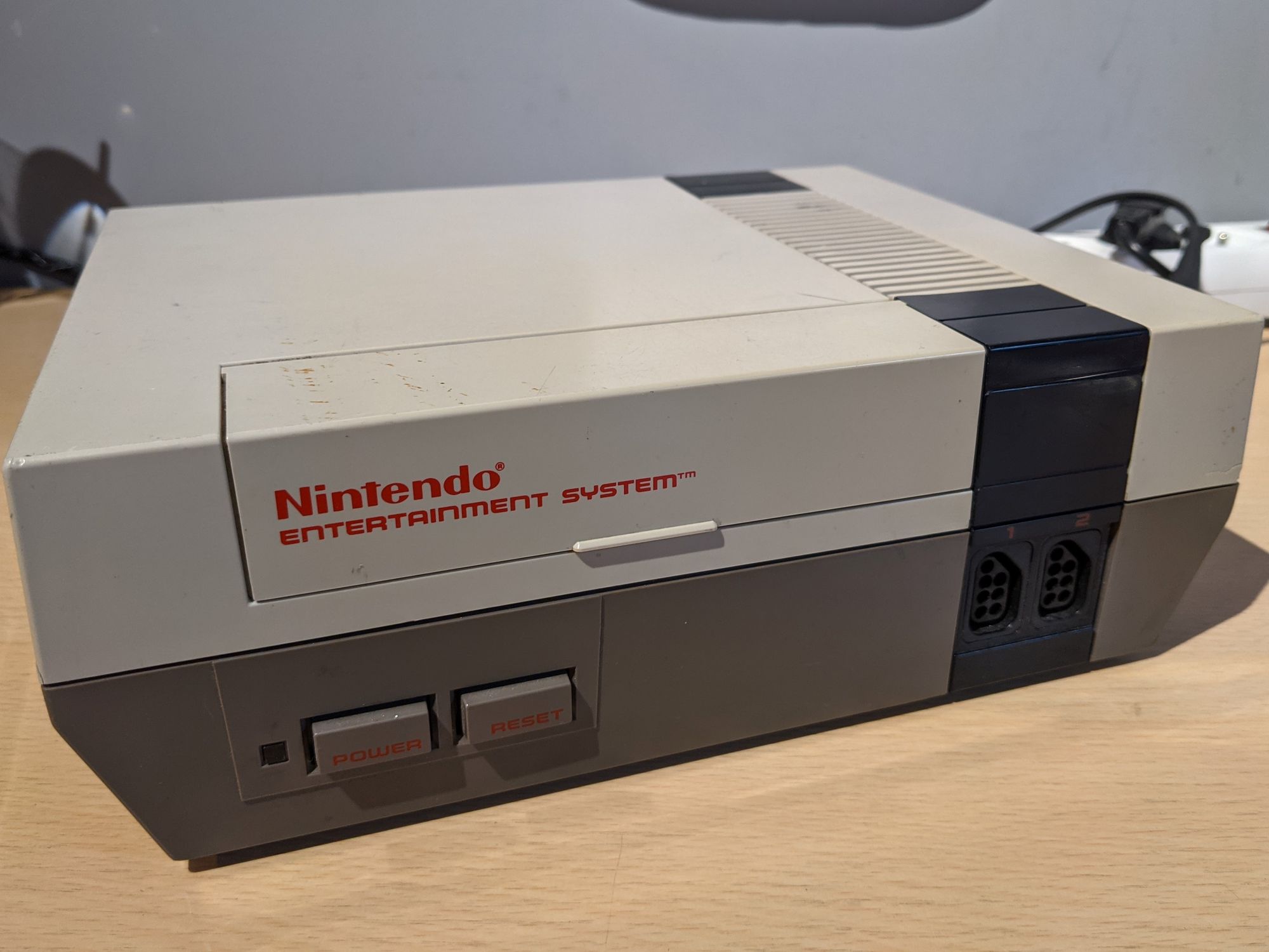 Dirty NES console