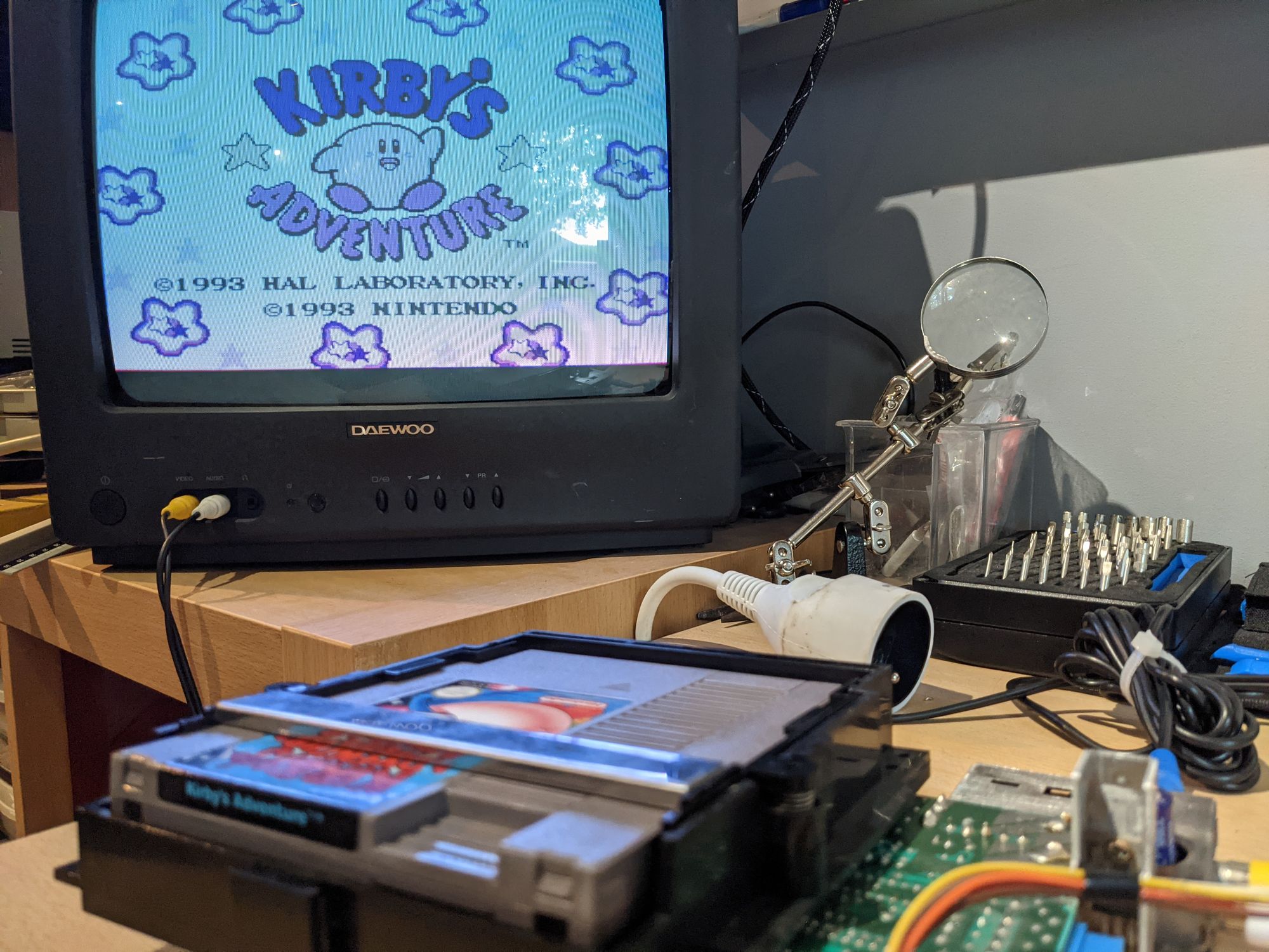 Testing NES console